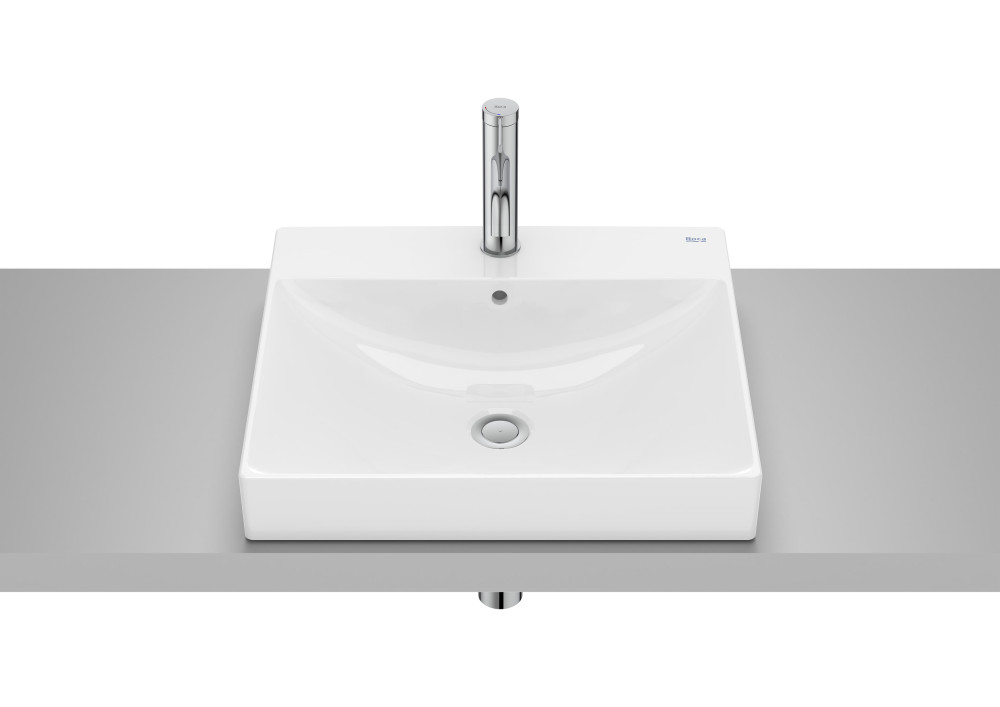 Раковина для ванної Roca Ona 50x45 см Fineceramic® білий A32768L000