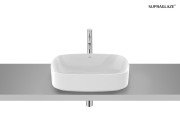 Раковина для ванної Roca Ona 50x37 см Fineceramic® Supraglaze® білий A3275L0S00