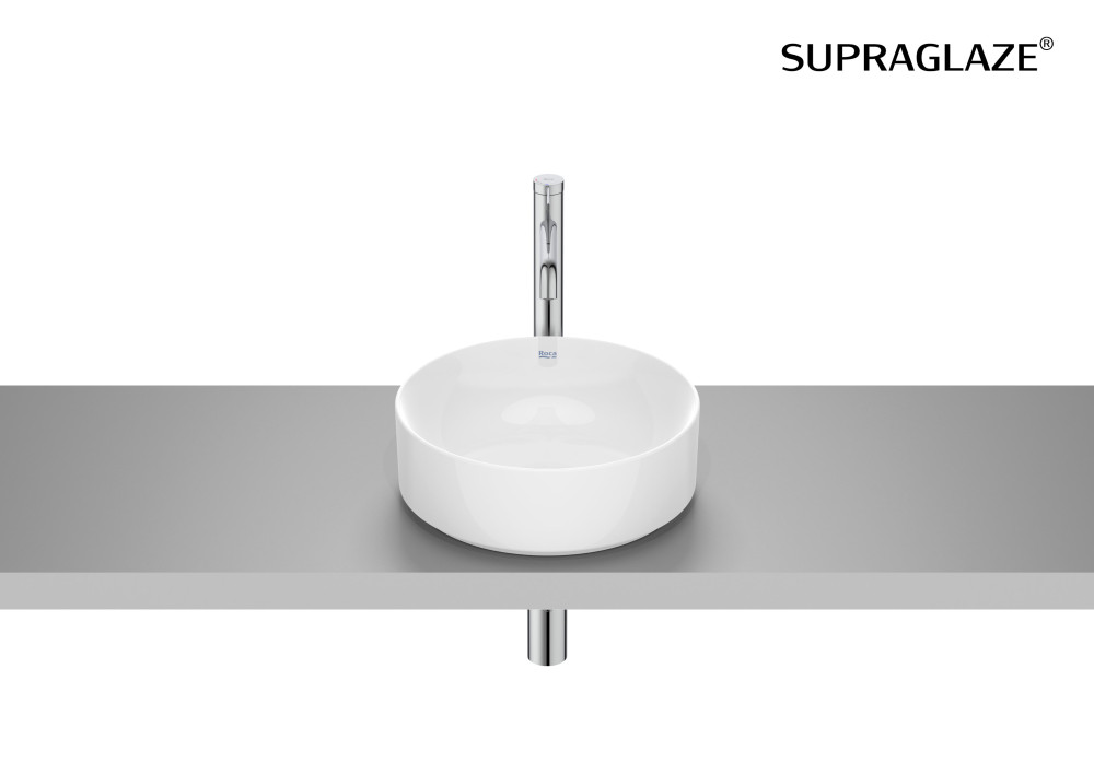 Раковина для ванної Roca Ona ⌀37 см Fineceramic® Supraglaze® білий A32768JS00