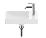 Раковина для ванной Roca Ona 45x26 см чаша слева Fineceramic® белый A327681000