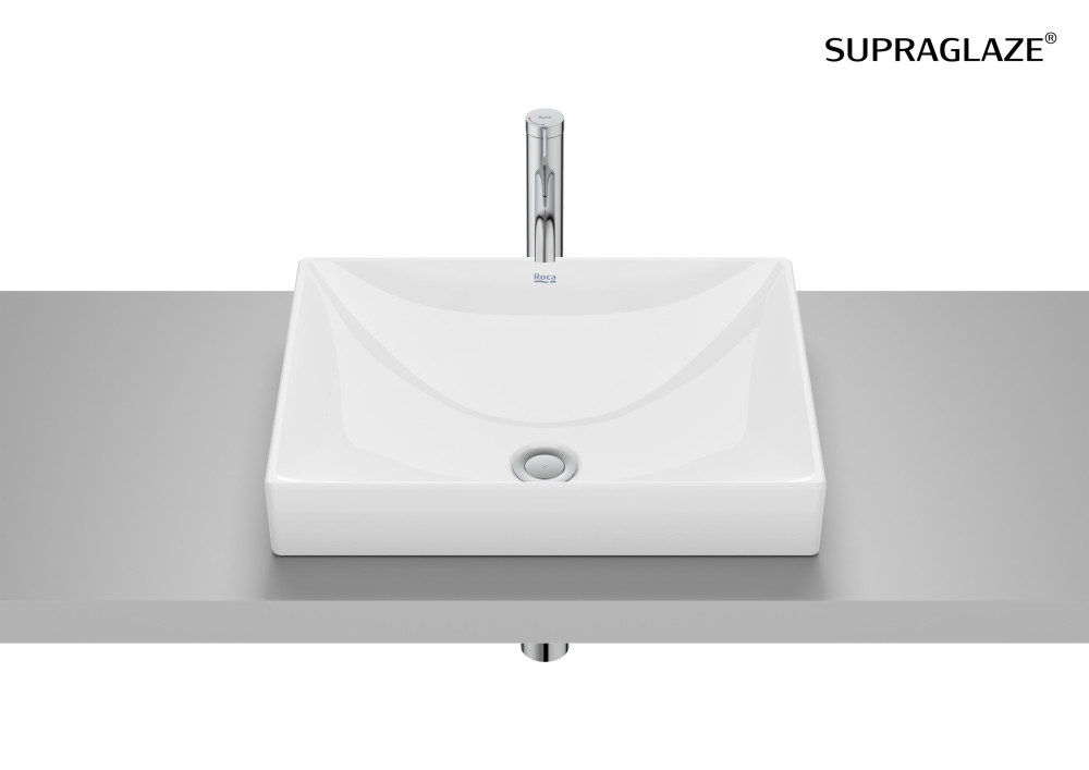 Раковина для ванної Roca Ona 50x38 см Fineceramic® Supraglaze® білий A32768KS00