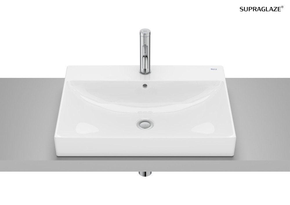 Раковина для ванной Roca Ona 60х45 см Fineceramic® Supraglaze® белый A32768NS00