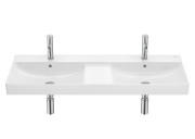 Раковина для ванної Roca Ona 120х46 см подвійна Fineceramic® білий A32768B004