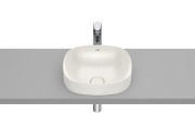 Раковина для ванної Roca Inspira 37х37 см Fineceramic® бежевий A32750R650
