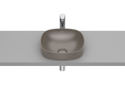 Раковина для ванной Roca Inspira 37х37 см Fineceramic® кофейный A32750R660