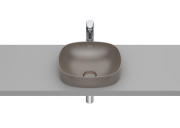 Раковина для ванної Roca Inspira 37х37 см Fineceramic® кавовий A32750R660