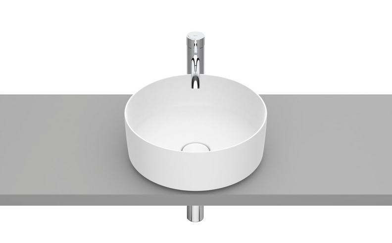 Раковина для ванної Roca Inspira ⌀37 см Fineceramic® білий матовий A327523620