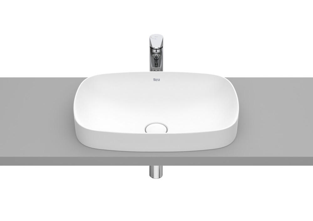 Раковина для ванной Roca Inspira 55х37 см Fineceramic® белый матовый A327504620