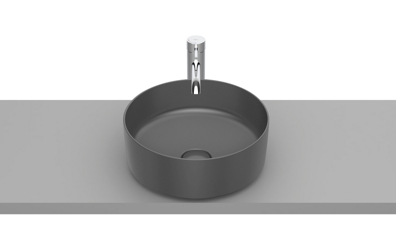 Раковина для ванної Roca Inspira ⌀37 см Fineceramic® онікс A327523640