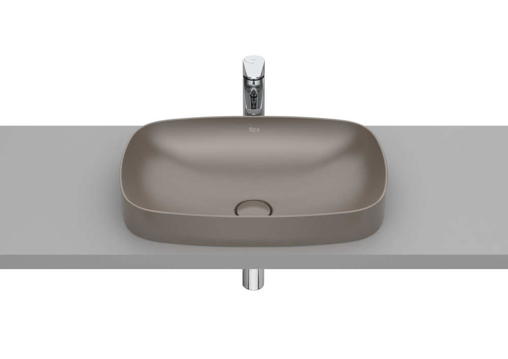 Раковина для ванной Roca Inspira 55х37 см Fineceramic® кофейный A327504660