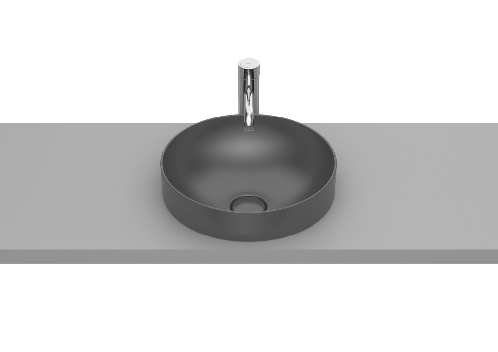 Раковина для ванної Roca Inspira ⌀37 см Fineceramic® онікс A32752R640