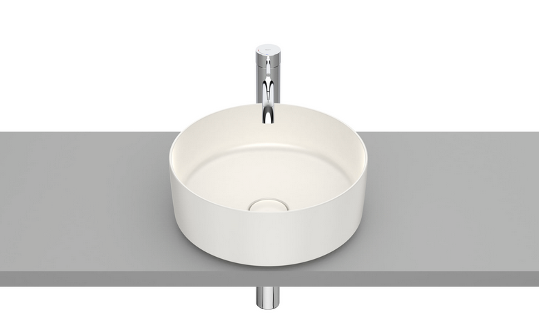 Раковина для ванной Roca Inspira ⌀37 см Fineceramic® бежевый A327523650