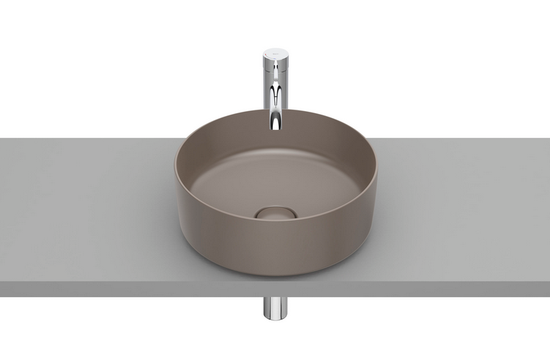 Раковина для ванной Roca Inspira ⌀37 см Fineceramic® кофейный A327523660