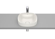 Раковина для ванної Roca Inspira 37х37 см Fineceramic® бежевий A32750R650