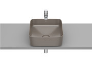 Раковина для ванної Roca Inspira 37х37 см Fineceramic® кавовий A327532660