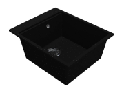 Мойка для кухни Miraggio Lagoon 41,9х50,8 см кварцевый песок Mirastone черный 0002563
