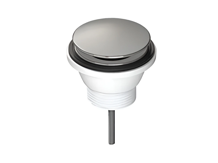 Донный клапан click-clack L.B.Plast пластик глянцевый хром LI232