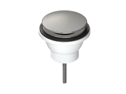 Донный клапан click-clack L.B.Plast пластик глянцевый хром LI232