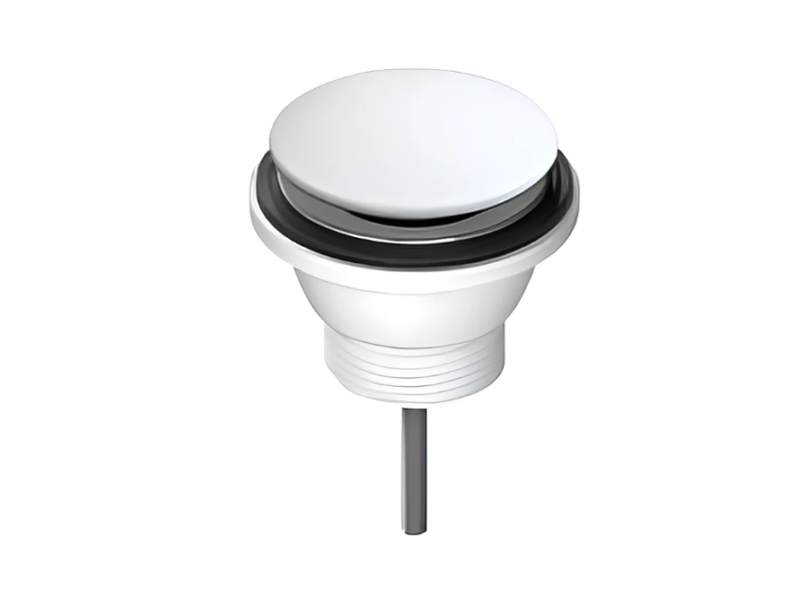 Донный клапан click-clack L.B.Plast пластик матовый белый LI232-B