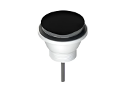 Донный клапан click-clack L.B.Plast пластик матовый черный LI232-N