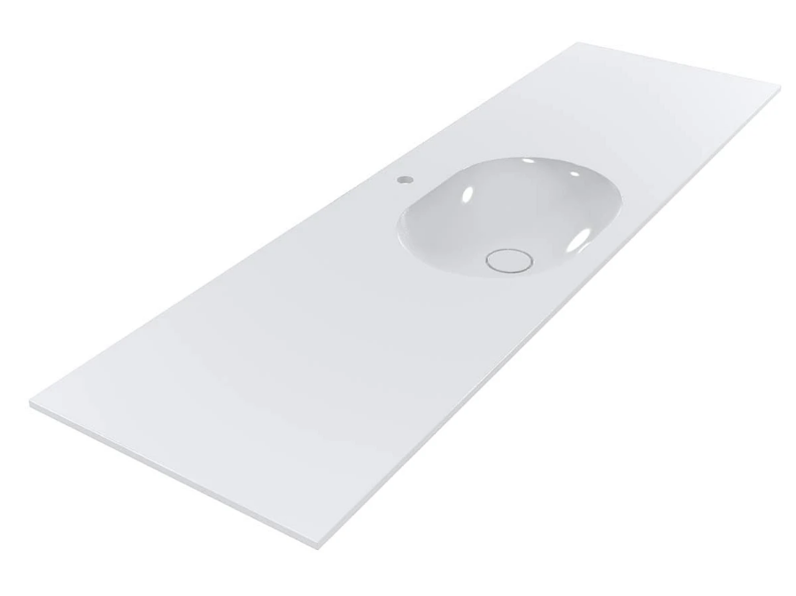 Раковина для ванной Miraggio NEW YORK 1850 Miramarble белый глянцевый 69125563