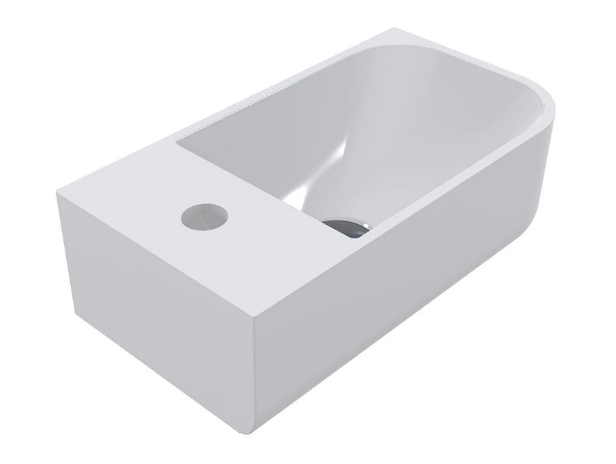 Раковина для ванной Miraggio KO R Miramarble белый глянцевый 69125610