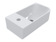 Раковина для ванної Miraggio KO R Miramarble білий глянсовий 69125610