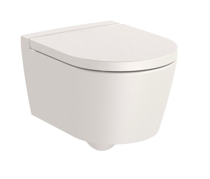 Унитаз подвесной Roca Inspira Rimless 37х48 см сантехническая керамика бежевый A346528650