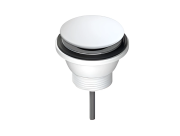 Донный клапан click-clack L.B.Plast пластик матовый белый LI232-B