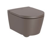 Унитаз подвесной Roca Inspira Rimless 37х48 см сантехническая керамика кофейный A346528660