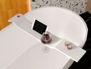 Полочка для ванны Miraggio Venice 90х15 см Mirasoft белый матовый 69125617