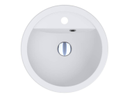 Раковина для ванної MIRAGGIO SULAWESI 43х43 см Miramarble Matt білий 0000743