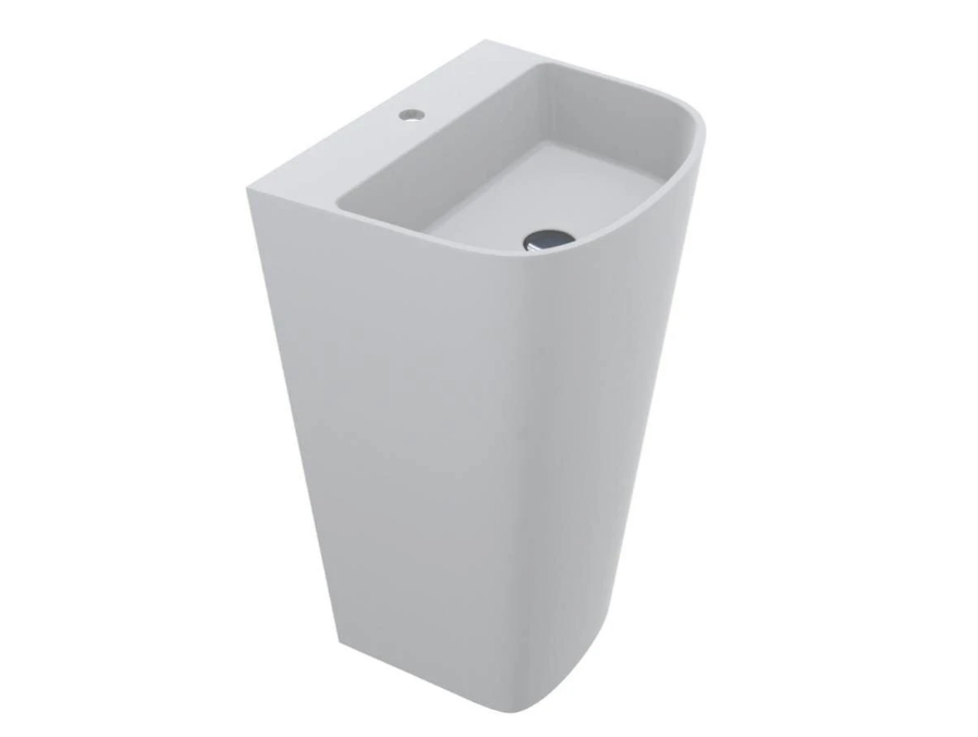 Раковина для ванної Miraggio HALIFAX MATT підлогова 53х43 см Miramarble білий матовий 0000533