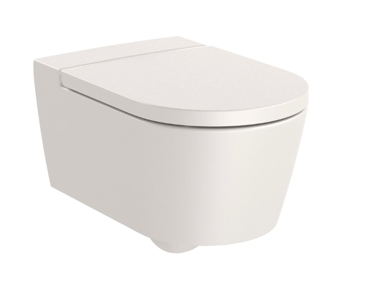 Унитаз подвесной Roca Inspira Rimless 37х56 см сантехническая керамика бежевый A346527650