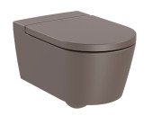 Унитаз подвесной Roca Inspira Rimless 37х56 см сантехническая керамика кофейный A346527660