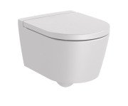 Унитаз подвесной Roca Inspira Rimless 37х48 см сантехническая керамика жемчужный A346528630