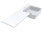 Раковина для ванной Miraggio Fontana R Matt 104х45 см Miramarble Matt белый матовый 0001894