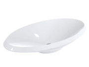 Раковина для ванної Miraggio Lex R 700C 69х38 см Miramarble білий глянсовий 0002012