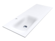 Раковина для ванной Miraggio Jessel 1200 L matt 120х45 см Miramarble Matt белый матовый 0002279