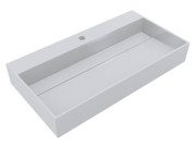 Раковина для ванной Miraggio Island 800 Miramarble белый глянцевый 0001763