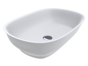 Раковина для ванної Miraggio Santorini Matt 60х41 см Miramarble Matt білий матовий 0002422