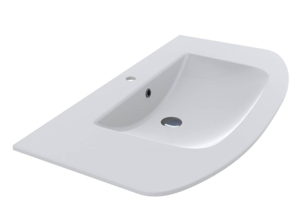 Раковина для ванной Miraggio Dea Matt 1000 Miramarble Matt белый матовый 0002451