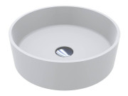 Раковина для ванної Miraggio Bergamo 400 Matt 40х40 см Miramarble Matt білий матовий 0002672