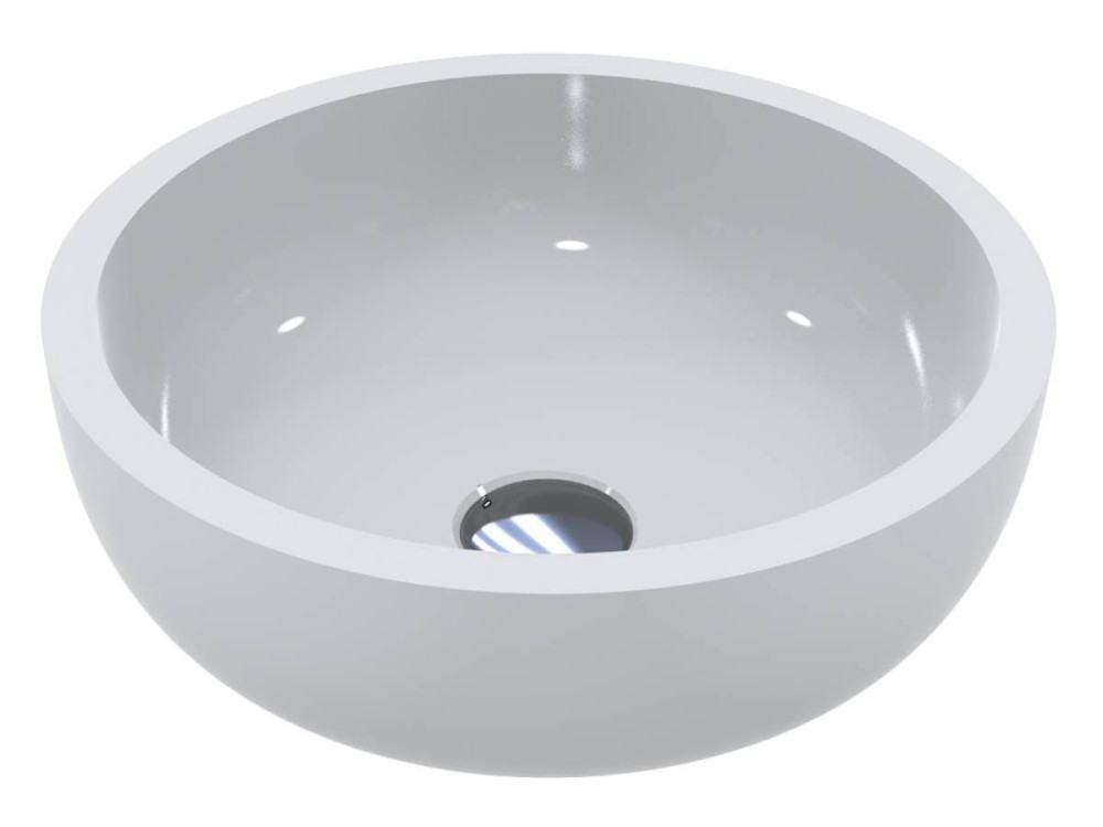 Раковина для ванной Miraggio Mark 375 37,5х37,5 см Miramarble белый глянцевый 0002677