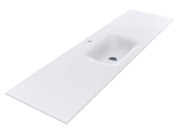 Раковина для ванной Miraggio Jessel 1800 matt 180х45 см Miramarble Matt белый матовый 0002702