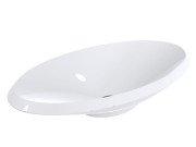 Раковина для ванної Miraggio Lex R 700C 69х38 см Miramarble білий глянсовий 0002012