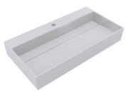 Раковина для ванної Miraggio Island 800 Miramarble білий глянсовий 0001763