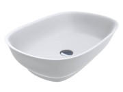 Раковина для ванної Miraggio Santorini Matt 60х41 см Miramarble Matt білий матовий 0002422