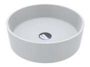 Раковина для ванної Miraggio Bergamo 400 Matt 40х40 см Miramarble Matt білий матовий 0002672