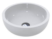 Раковина для ванної Miraggio Mark 375 37,5х37,5  см Miramarble білий глянсовий 0002677